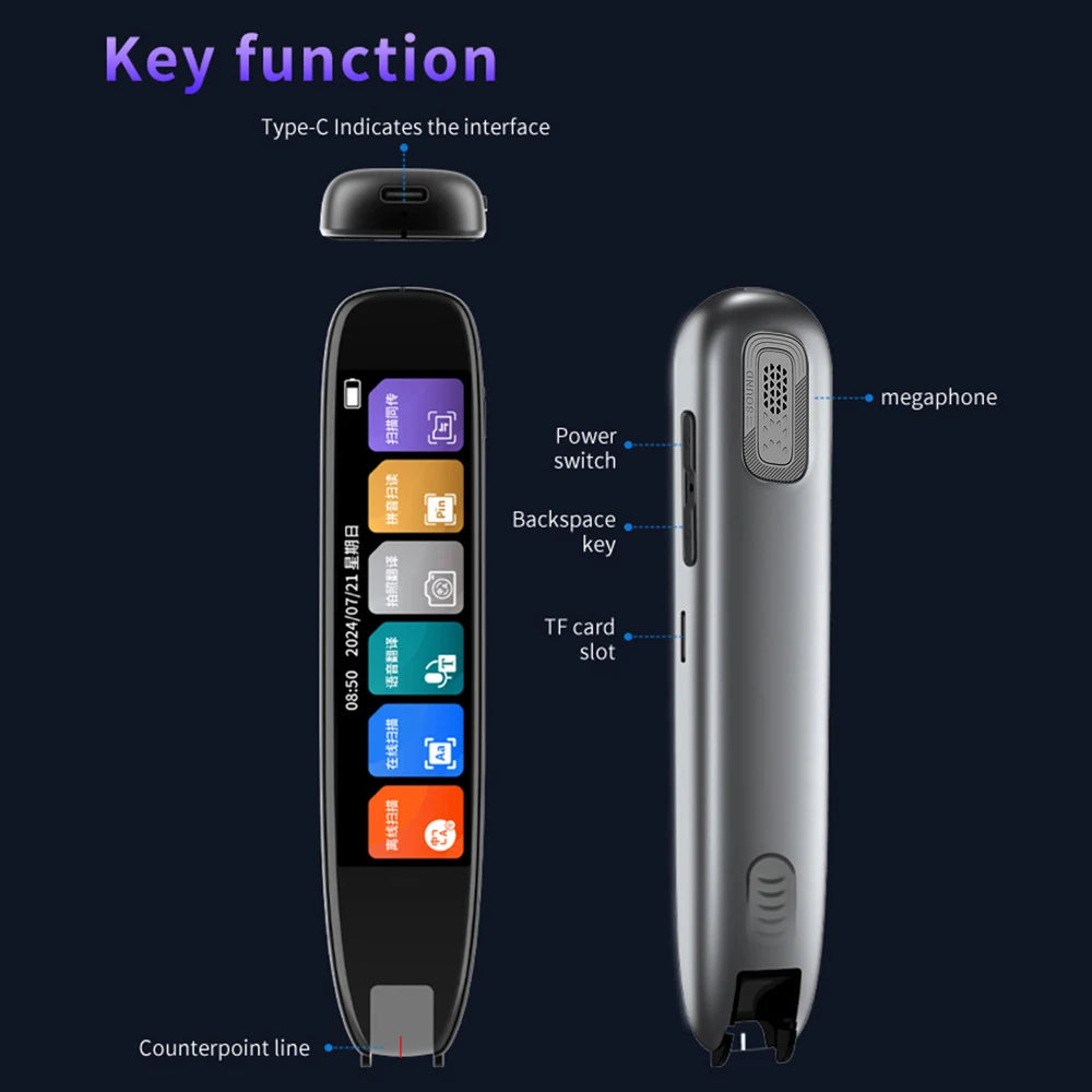 Text Scanning Reading Translator WiFi/BT 142 Languages